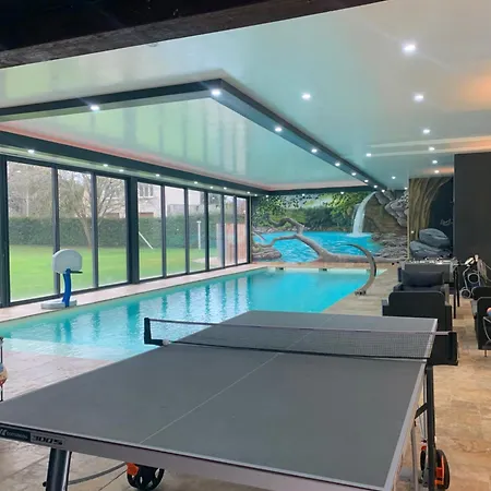 Appartement @ 10 Personnes Avec Piscine Intérieure 31 Degrés Zoo De 24 H Du Mans *
